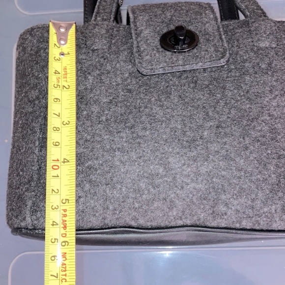 Coach • Charcoal Grey Wool with Black Accents - Picture 9 of 12